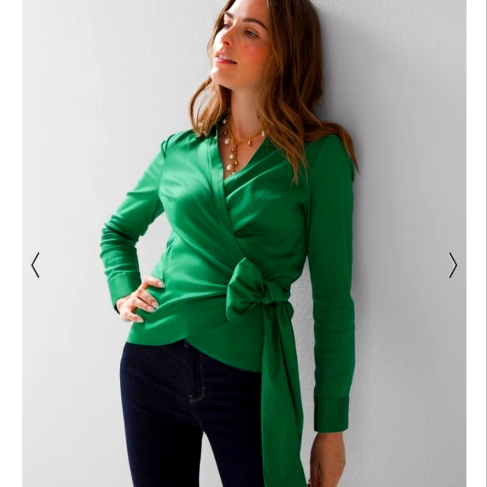 Tie-Waist Poplin Shirt